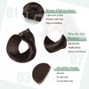 Clip in Hair Extensions 20 inch Remy Hair Extensions Real Human Hair 120g Dark Brown Double Weft Natural Straight Human Hair Clip in Extensions for Women(20inch,7pcs, 120g)