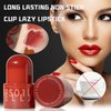 Buatkontly Hezhuang Lip Jelly, 2024 New Hezhuang Jelly Lip Gloss, Tinted Hydrating Lip Gloss, Long Lasting Jelly Texture Moisturising, High Shine Non-Stick Gloss Lip Makeup (#04)