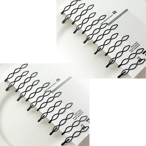 24 Pcs Black Vintage Hair Pins Mini Black Bobby Pins Fashion BB Clip Invisible Bangs Clip for Women and Girls Decorative Wedding Dainty Accessories Headwear
