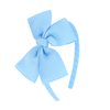 Midi Ribbon Fashion Baby Blue Bow Headband Bowknot Headband Big Bow Grosgrain Ribbon Hair Hoop Headband for Girls Toddlers Girls Kids Party Decor Cosplay Costume Headwear Makeup Handmade Hair Band