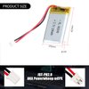 AKZYTUE 3.7V 402040 280mAh Lipo Battery Rechargeable Lithium Polymer ion Battery Pack with PH2.0mm JST Connector