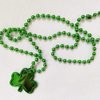 St. Patrick's Day Clover Shamrock Beads Necklace Shutter Glasses Eyeglasses Sunglasses Women Green Irish Day Parade Carnival Holiday Beaded Party Supplies Favor Leprechaun Costume Accessories 8 Pack