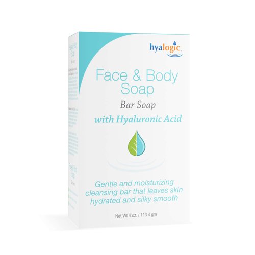 Hyalogic Hyaluronic Acid Soap for Face & Body – Amazing Hyaluronic Acid Moisturizer Soap – Face & Body Soap Bar with Coconut Extract – 100% Natural Soap for Skin Care (4 Oz)