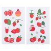 24 Sheets Strawberry Temporary Tattoos, Birthday Decorations Strawberry Party Favors