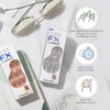 KISS imPRESS No Glue Mani Press-On Nails, Color FX, 'Fly Up', Silver, Short Size, Oval Shape, Includes 30 Nails, Prep Pad, Instructions Sheet, 1 Manicure Stick, 1 Mini File