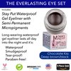 The Everlasting Eye 5 Piece Waterproof Makeup Set. Gel Eyeliner, Creme Eyeshadow, 2 brushes and Mesh Bag. Paraben-free, Talc-free, Cruelty-free. Brighten Up/Chocolate Kiss 2202