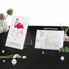 trophable 4 Pack Acrylic Book Stand Clear Book Display Easel Holder for Displaying Tablets,Newspaper, Magazines, Notebooks,Textbooks CDs, etc.(Clear-Small)