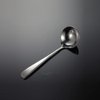 Wenkoni Small Soup Ladles,Sauce ladles,Gravy Soup Spoon Ladles,2 Pack SUS 304 Non-magnetic Stainless Steel 7.6" Round Ladles (Color:Silver).
