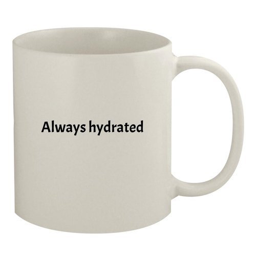 Molandra Products Always Hydrated - 11oz White Coffee Mug, White