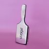Cricket Visage 395 Paddle Hair Brush for Styling, Detangling, Blow Drying and Styling All Hair Types, Anti-static, Nylon Bristles, Aluminum Finished Handle, Made in Korea