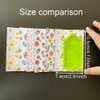 ZDDPDJ Flower Release Papers for Diamond Painting, Pack of 60 Reusable Floral Sheets (10.5x7.4cm)