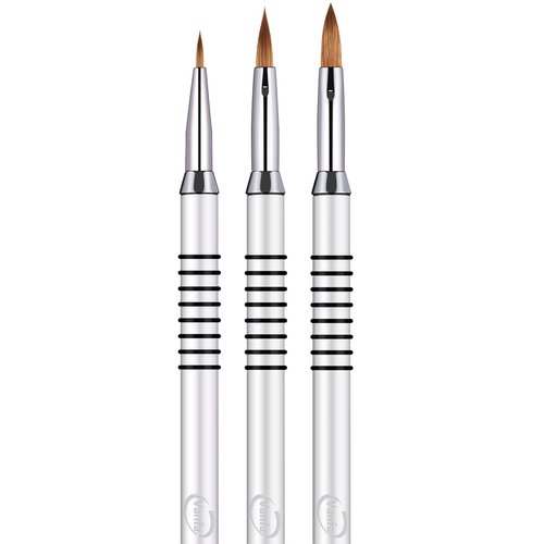 Vanfa Detailing Nail Art Brush Set (3pcs 3D Brush Set #79012)