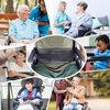 LEAD MODUDU Wheelchair Seat Belt Safety Belt Fixed Elderly Belt Constrained Bands with Adjustable Straps Patients Cares Safety Harness Chair Waist Lap Strap for Elderly (Black)