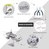 Piececool 3D Metal Puzzle Military Model Kits, 10 Helicopter Airplane Models Kits to Build for Teens Men Hobbies Toys DIY Brain Teaser Puzzles, Great Birthday Gifts, 122 Pcs