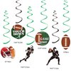 44pcs Football Happy Birthday Banner, Football Birthday Party Decorations with Football Party Hanging Swirl Football Birthday Decorations Football Themed Party Supplies