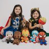 Buckle-Down Dog Toy, Marvel, Plush Squeaker Spider Man Kawaii Standing Pose, Multi Color, 8" x 6", DTPT-SPDCZ