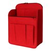 APSOONSELL Backpack Organizer Insert, Felt Bag Organizer for Backpack Rucksack Shoulder Bag Shaper Foldable, Red, XS