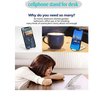 Prettyia Cell Phone Stand, Portable Phone Stand Phone Holder for Desk Applicable to iPhone Stand and Other Mobile Phones and Tablets Foldable Phone Stands 6pack