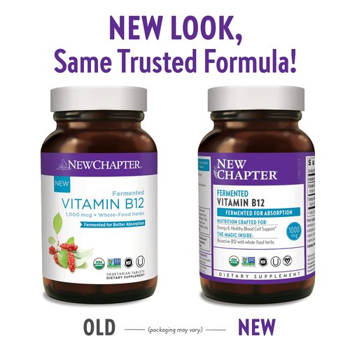 New Chapter Fermented vitamin b12, 30 Count