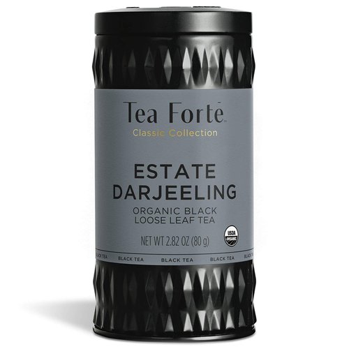 Tea Forte Loose Tea Canister, Black Tea, Makes 35-50 Cups (Estate Darjeeling)