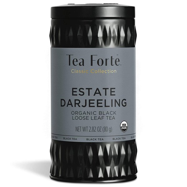 Tea Forte Loose Tea Canister, Black Tea, Makes 35-50 Cups (Estate Darjeeling)