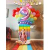 LaVenty 57 PCS Rainbow On Cloud 9 Balloons On Cloud 9 Birthday Decoration On Cloud 9 Cake Topper Nine Years Old Birthday Balloon On Cloud 9 Party Supplies Cloud Balloon