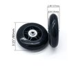 YongXuan Mute Wear-Resistant Luggage Suitcase Replacement Wheels Kit Inline Outdoor Skate Replacement Wheels (80mm x 24mm)