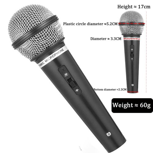 2pcs Kids Fake Microphone-Small Toy Microphone Prop for Practice & Fun - Perfect for Kids Karaoke,Fun Costume,Fun Stage Mic Prop for Halloween Christmas Birthday Party Favors