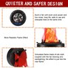 3D Fake Fire USB Rechargeable Fake Campfire, Portable Fake Fire Light Electric Fake Flame Light Fake Flame Lamp, Campfire Electric Campfire Halloween Christmas Party Decorations (3D Triangle Flame)