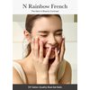 ohora Semi Cured Gel Nail Strips (N Rainbow French) - Extended Size Range, Works with Any Nail Lamps, Salon-Quality, Long Lasting, Easy to Apply&Remove - Includes 2Prep Pads, Nail File&Wooden Stick