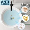 Universal 2 in 1 Bathroom Sink Stopper, Pop Up Bathroom Sink Drain Strainer with Anti-Clogging Filter Basket, Bathroom Drain Stopper Sink Plug for 1.06"-1.65" Basin Drain Holes