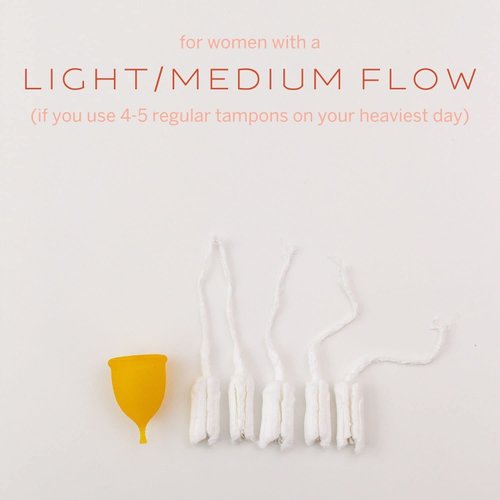 Pixie Soft Menstrual Cup - Ranked 1 for Most Comfortable Reusable Period Cup - Buy One We Give One - Includes Ebook Guide, Flushable Wipes, Lube, & Storage Bag - Tampon and Pad Alternative