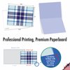 The Best Card Company - 10 Boxed All Occasion Cards with Envelopes (4 x 5.12 Inch) - Colorful, Fun Note Cards Assorted - Tartan Blue M3100