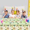 Safari Jungle Baby Shower Plates Set Decorations 20 Plates and 20 Napkins and Tablecloth86‘’ x 51‘’,For Boys and Girls Jungle Animal Theme Birthday Party Supplies