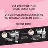 Color Lux Direct Vibes Semi-Permanent Hair Color, Silver, Vibrant & Long-Lasting Shade, Ammonia-Free, Vegan, Sulfate-Free, Paraben-Free, 8 fl oz
