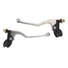 Clutch & Brake Lever Set with Perch Cable Adjuster Compatible with Kawasaki Compatible with Suzuki