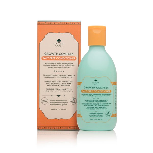 Nature Spell Hair Conditioner for Hair Growth, Infused with Ayurvedic Herbs, Vegan & Sulphate-Free, Suitable for All Hair Types, 10.14 Fl Oz