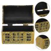 Gadpiparty 10pcs Mini Pirate Treasure Chests Plastic Chests with a Gold Finish Pirate Jewelry Box Games Toy Set Pirate Birthday Party Favors Supplies