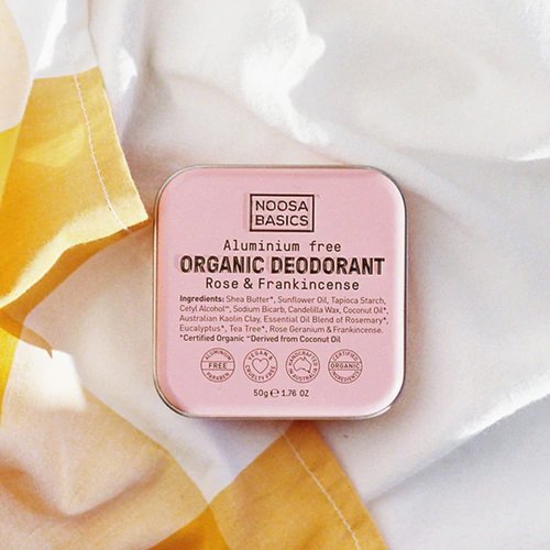 Noosa Basics Organic Deodorant Cream - Coconut & Vanilla - 1.76 oz - Handcrafted in Australia