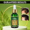 Herbishh Ginger Hair Oil - Fast Thickening and Regrowth Serum for Dense Hair - Best Compact 30ml Care Product for Women & Men
