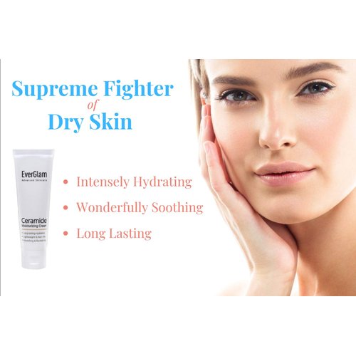 K Beauty Intensive Ceramide Face Moisturizer - Lightweight Non-Greasy & Long-Lasting + Rejuvenating & Anti-Wrinkle Formula | Korean Skincare By EverGlam