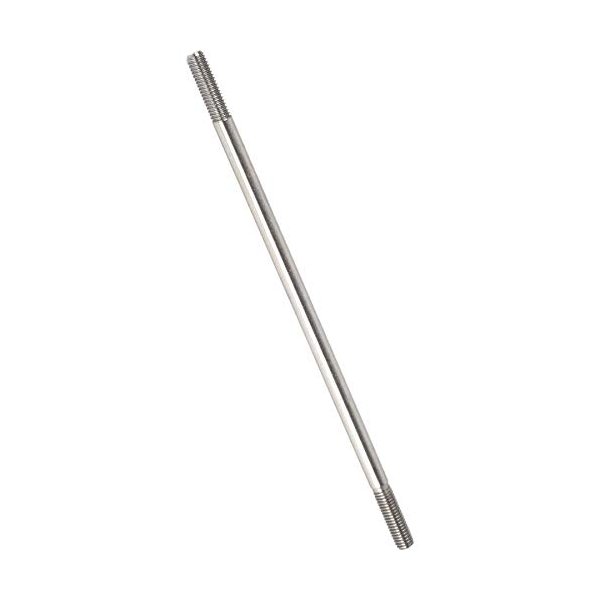 Pro-tek Shifter Linkage Male Shift Rod, 6mm Right and Left Threaded Ends with Locking Nuts (7.25 inch)
