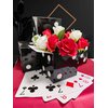 Eylola 6 Pcs Black Dice Favor Boxes 8 x 8 x 8 Inch dice Boxes Bulk for centerpieces Casino Party Decorations Game Night Decorations Casino Themed Party Goodie Boxes Gift Box
