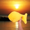 Isaacalyx Fish Chicken Nugget Plush, 13 inch Gold Soft Fish Chicken Nuggets Pillow for Birthday Gifts, Theme Party Decorations (Fish)