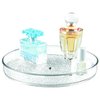 iDesign The Rain Collection Lazy Susan Turntable Organizer, 9" x 9" x 1.5", Clear