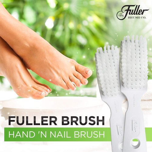 Fuller Brush Hand 'N Nail Brush – Break & Odor Resistant Fingernail & Toenail Cleaner – for Everyday Grooming & Cleaning Finger Nails, Toe Nails, Cuticles, Hands