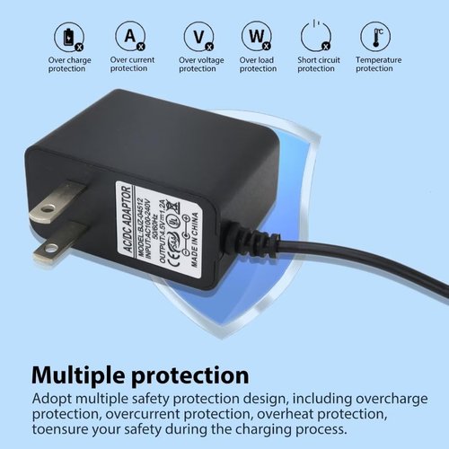 Charger Cord Power Supply 2 Prong Adapter Replacement for BaByliss Pro FX870, FX788, FX787, FXSSM, FX820 FX726, FX825 LoPROFX clipper trimmers