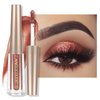 Anglicolor Diamond Glitter Liquid Eyeshadow, Glitter Eyeshadow, Lightweight Smooth, Shimmer Eyeshadow, Metals Gloss Sparkling Eyeliner Pen, Cosmetics Gift for Girls and Women (Garnet #03)