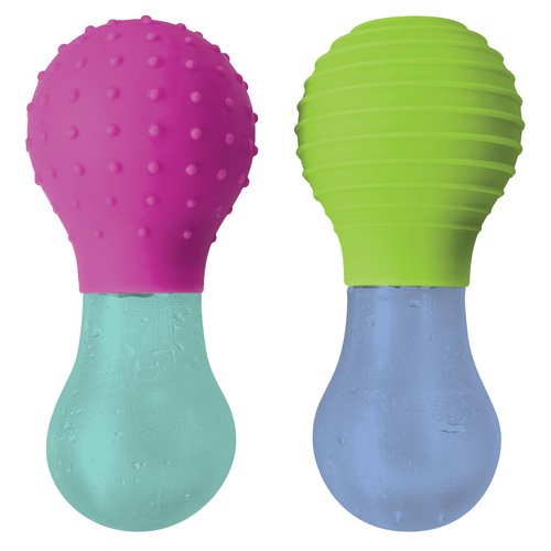 Mobi Skwooshlz Water Squeeze Bulbs - Baby Bath Toys, Silicone Bath Toys, Baby Bathtub Toys, for Toddlers, BPA Free, Food Grade Silicone, Latex Free, Easy to Clean (Pack of 2)