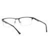 EYECEDAR 5-Pack Reading Glasses for Men Rectangular Metal Half-Frame Spring Hinges with Sun Readers Glasses Mens Readers 1.0